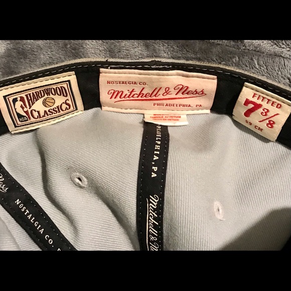 Mitchell and Ness LA Lakers 7 3/8 Fitted WOOL Hat ⭐️💜 - Picture 5 of 10